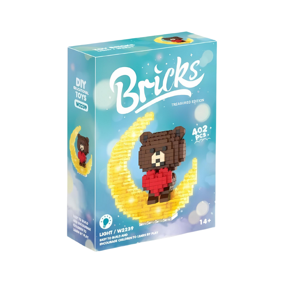 Bubu Bear Mini Ay Lego Figür