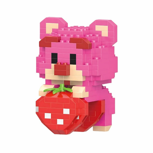 Lotso Bear With Strawberry Mini Lego Figür