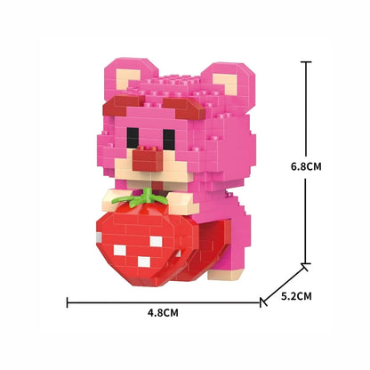 Lotso Bear With Strawberry Mini Lego Figür