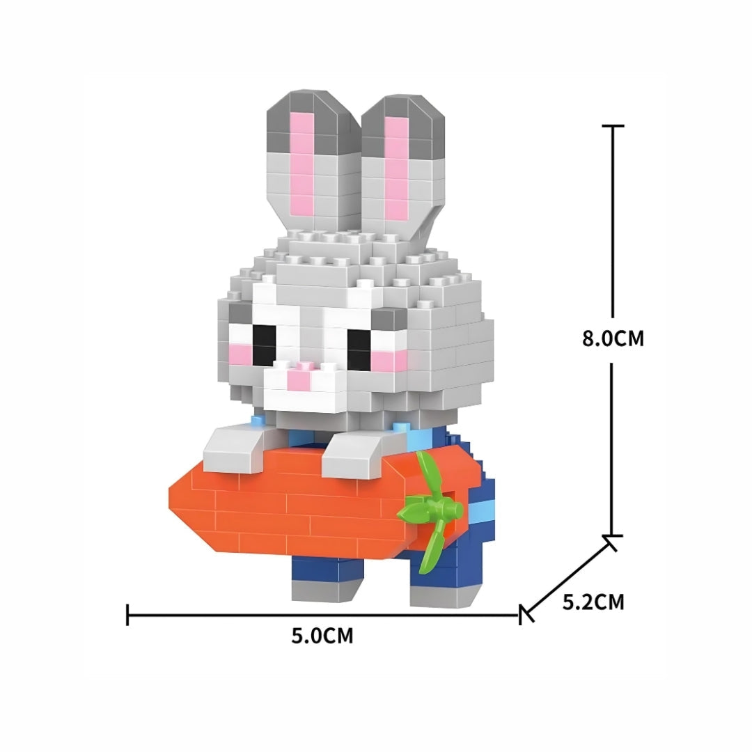 Judy Hopps With Carrot Mini Lego Figür