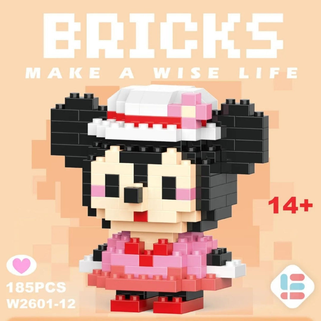 Minnie Mouse Mini Lego Figür