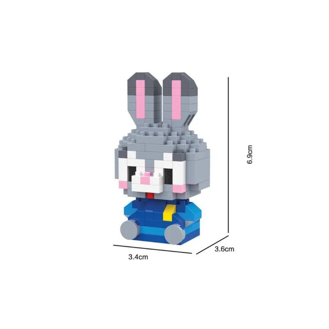 Judy Hopps Mini Funkie Lego Figür